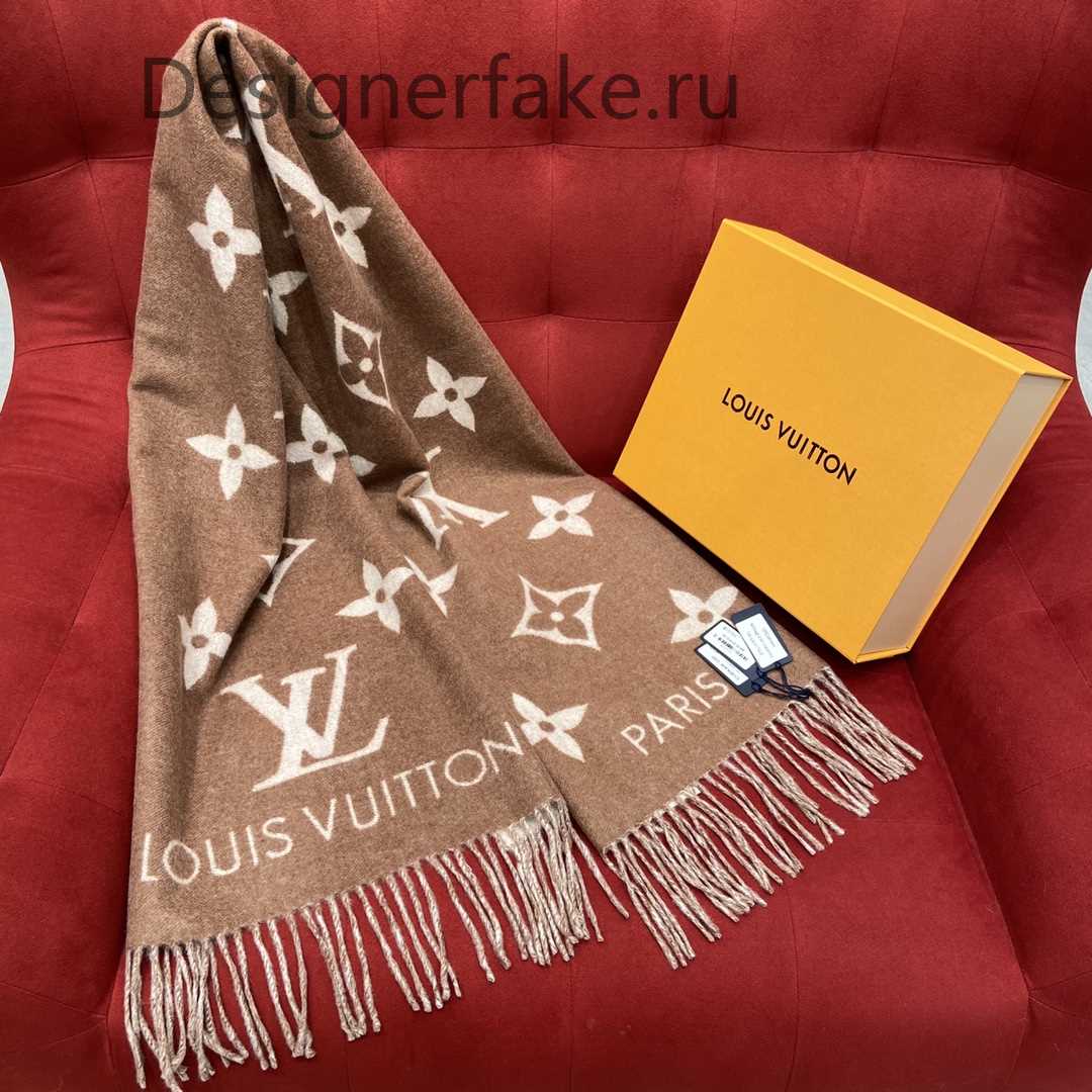 louis vuitton scarf fake vs real