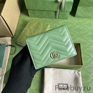 Gucci Marmont Tote Wallet Card pack Gold Green Grey Light Fabric Spring/Summer Collection
