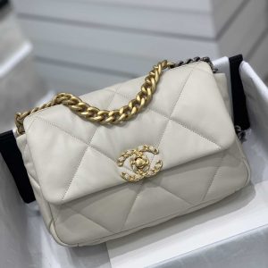 Chanel Bags Handbags White Splicing Women Sheepskin Chains