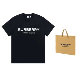 Burberry Buy Clothing T-Shirt Printing Cotton Short Sleeve