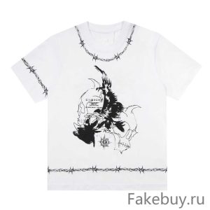 Givenchy Clothing T-Shirt Doodle Printing Short Sleeve