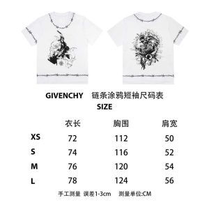 Replica Givenchy Clothing T-Shirt Doodle Short Sleeve