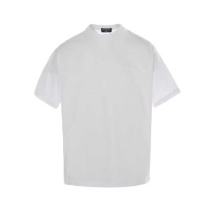 Balenciaga Fake Clothing T-Shirt Doodle Printing Fabric Spring/Summer Collection Short Sleeve