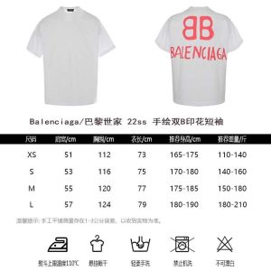 Balenciaga High Clothing T-Shirt Printing Short Sleeve